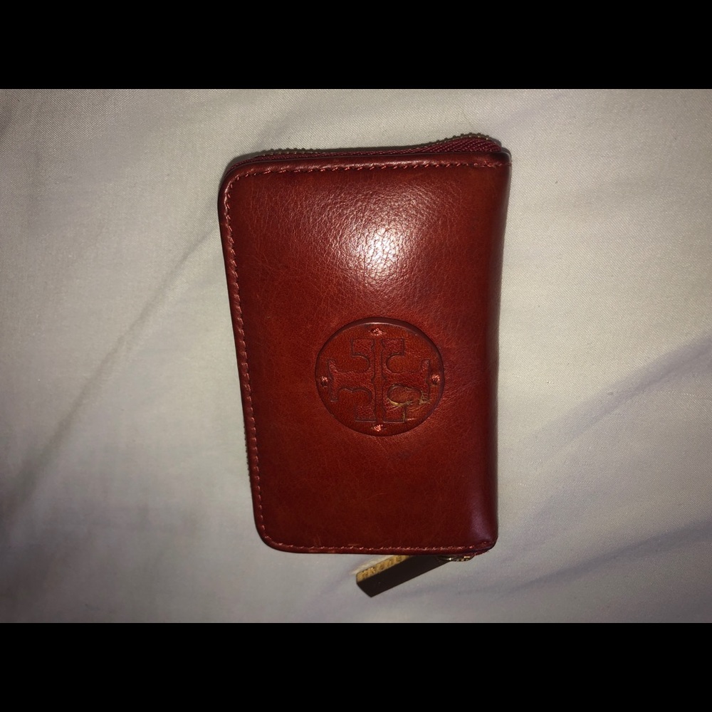 Red Tory Burch coin wallet
